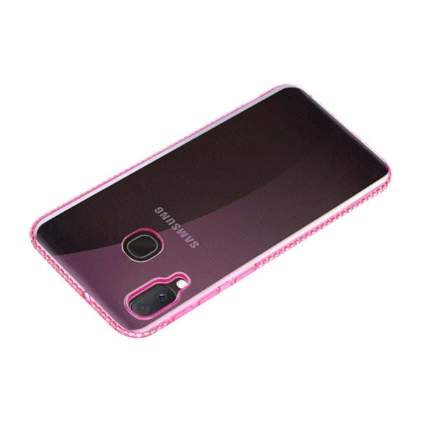Samsung Galaxy A10e / A20e Skal Fodral av flexibelt TPU-silikon i strass design