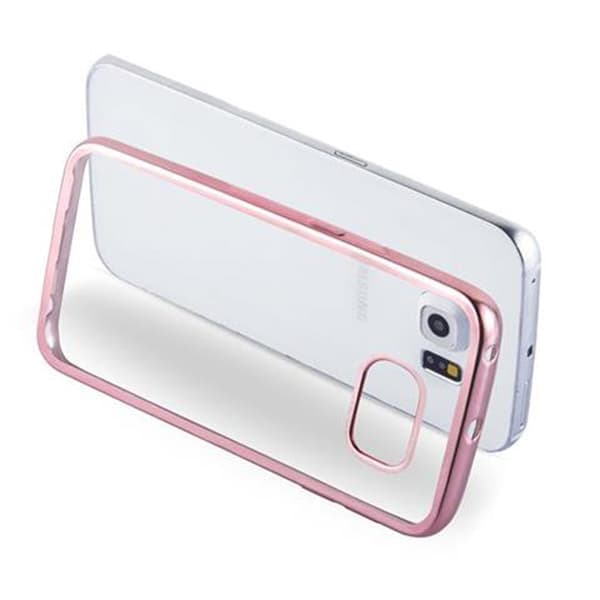 Samsung Galaxy S6 EDGE Skal Fodral Mobilskydd av flexibelt TPU-silikon Skyddsfodral
