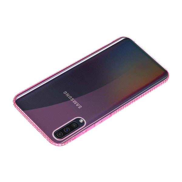 Samsung Galaxy A50 4G / A50s / A30s Suojakuori Suojakotelo valmistettu joustavasta TPU-silikonista strassikivikuvioinnilla