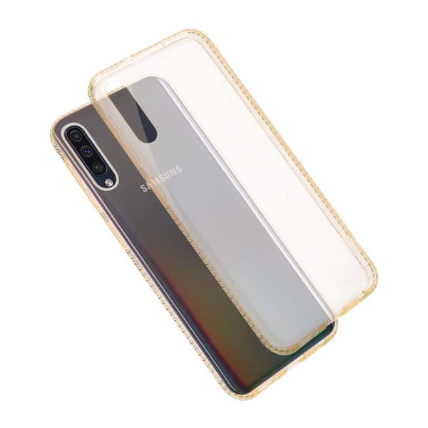 Samsung Galaxy A50 4G / A50s / A30s Suojakuori Suojakotelo valmistettu joustavasta TPU-silikonista strassikivikuvioinnilla