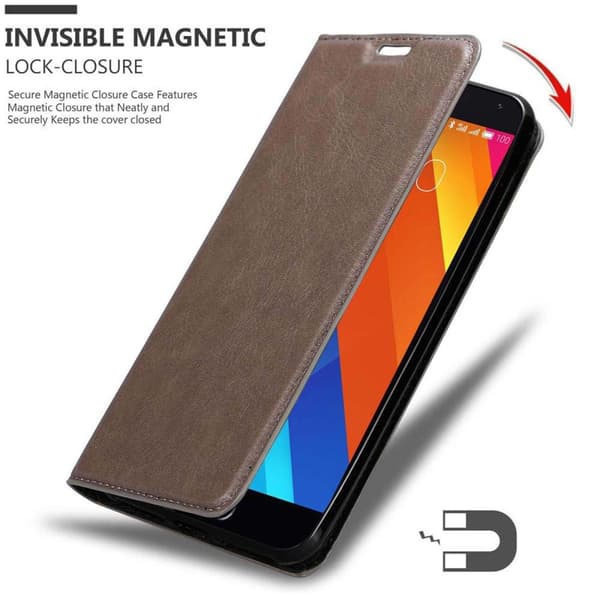 MEIZU MX5 Suojakotelo Suojakuori Lompakkokotelo Matkapuhelinkotelo jossa magneettisuljenta, jalusta-toiminto ja korttitasku