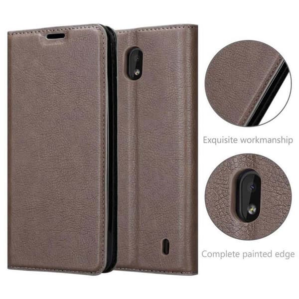 Nokia 1 PLUS Suojakotelo Suojakuori Lompakkokotelo Matkapuhelinkotelo jossa magneettisuljenta, jalusta-toiminto ja korttitasku