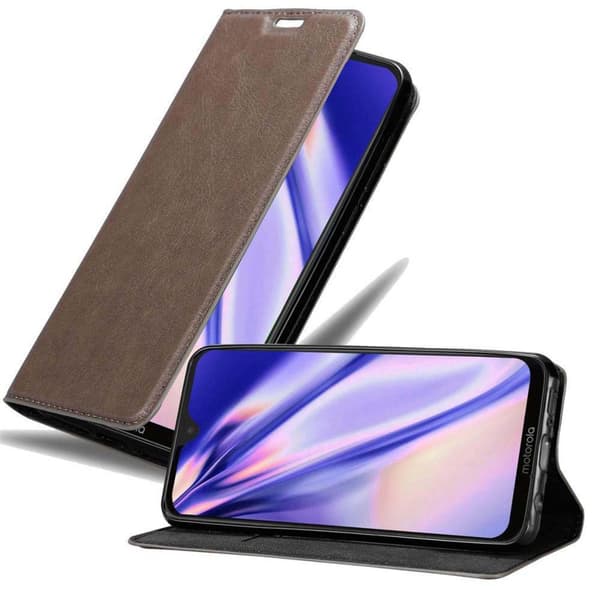 Lommebokdeksel til Motorola MOTO G7 / G7 PLUS Deksel med magnetisk lukking, stativfunksjon og kortlomme