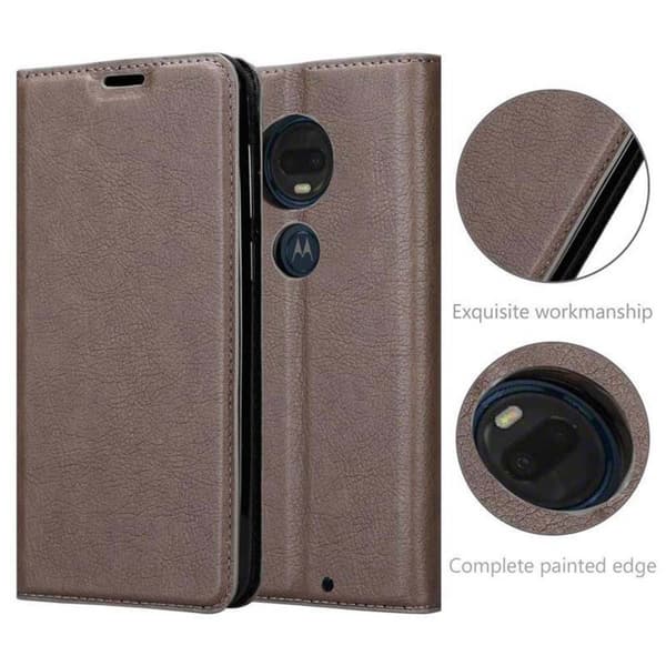 Motorola MOTO G7 / G7 PLUS Suojakotelo Suojakuori Lompakkokotelo Matkapuhelinkotelo jossa magneettisuljenta, jalusta-toiminto ja korttitasku
