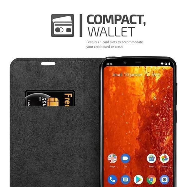 Nokia 8.1 Fodral Skal Plånboksfodral Case med magnetisk stängning, ståfunktion och kortficka