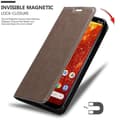 Miniatyrbild 7 av 8: Nokia 8.1 Fodral Skal Plånboksfodral Case med magnetisk stängning, ståfunktion och kortficka