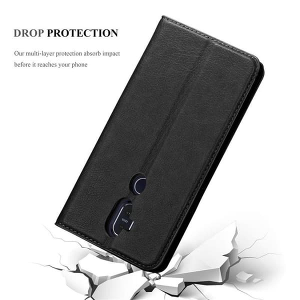 Nokia 8.1 Fodral Skal Plånboksfodral Case med magnetisk stängning, ståfunktion och kortficka