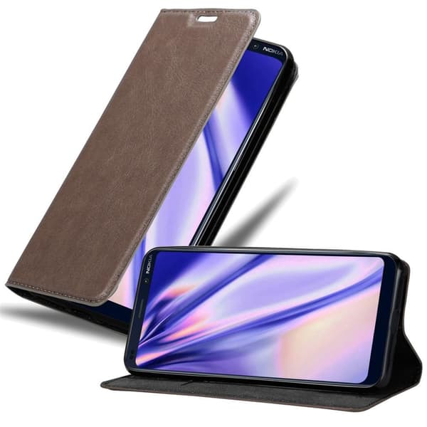 Nokia 9 PureView Fodral Skal Plånboksfodral Case med magnetisk stängning, ståfunktion och kortficka