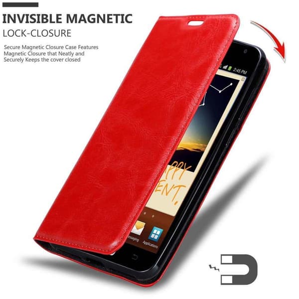 Samsung Galaxy NOTE 1 Suojakotelo Suojakuori Lompakkokotelo Matkapuhelinkotelo jossa magneettisuljenta, jalusta-toiminto ja korttitasku