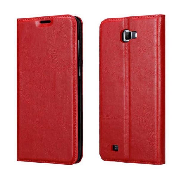 Samsung Galaxy NOTE 1 Suojakotelo Suojakuori Lompakkokotelo Matkapuhelinkotelo jossa magneettisuljenta, jalusta-toiminto ja korttitasku