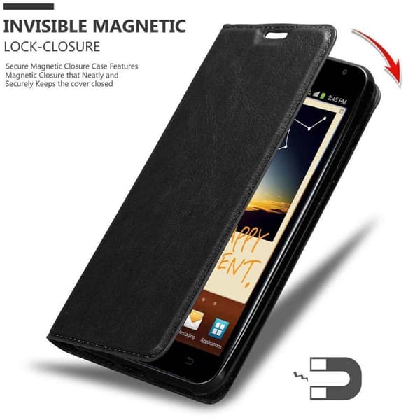 Samsung Galaxy NOTE 1 Suojakotelo Suojakuori Lompakkokotelo Matkapuhelinkotelo jossa magneettisuljenta, jalusta-toiminto ja korttitasku