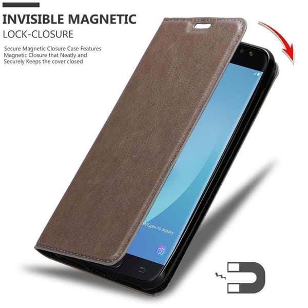 Samsung Galaxy J7 2018 Suojakotelo Suojakuori Lompakkokotelo Matkapuhelinkotelo jossa magneettisuljenta, jalusta-toiminto ja korttitasku