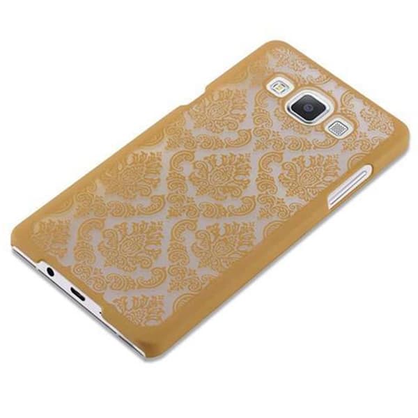Deksel for Samsung Galaxy A5 2015 Hardt Case Beskyttelsesdeksel i Flowers Paisley Henna-design mot riper og slag