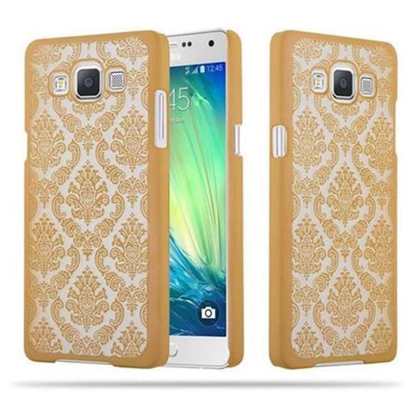 Deksel for Samsung Galaxy A5 2015 Hardt Case Beskyttelsesdeksel i Flowers Paisley Henna-design mot riper og slag