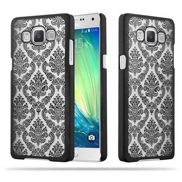 Deksel for Samsung Galaxy A5 2015 Hardt Case Beskyttelsesdeksel i Flowers Paisley Henna-design mot riper og slag