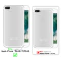 Miniatyrbilde 5 av 11: Deksel til iPhone 7 PLUS / 7S PLUS Beskyttelsesdeksel av fleksibelt TPU-silikon i rustfritt stål-karbonfiberutseende