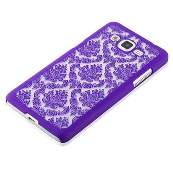 Samsung Galaxy GRAND PRIME Suojakuori Suojakotelo Flowers Paisley Henna Design naarmuja ja kolhuja vastaan