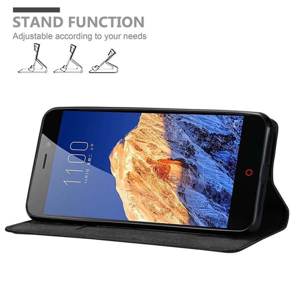Lommebokdeksel til ZTE Nubia N1 Deksel med magnetisk lukking, stativfunksjon og kortlomme