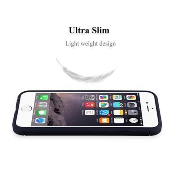 Apple iPhone 6 PLUS / 6S PLUS Suojakuori Suojakotelo joustavasta TPU-silikonista ruostumattoman teräksen ja hiilikuidun näköisenä