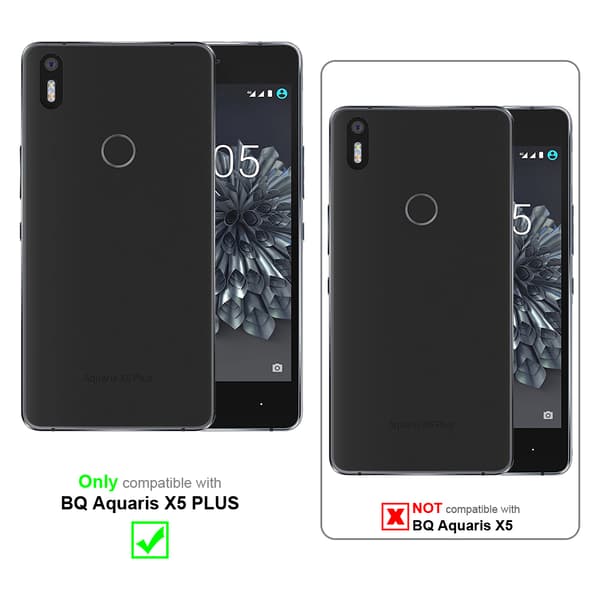 BQ Aquaris X5 PLUS Suojakotelo Suojakuori Lompakkokotelo Matkapuhelinkotelo jossa magneettisuljenta, jalusta-toiminto ja korttitasku