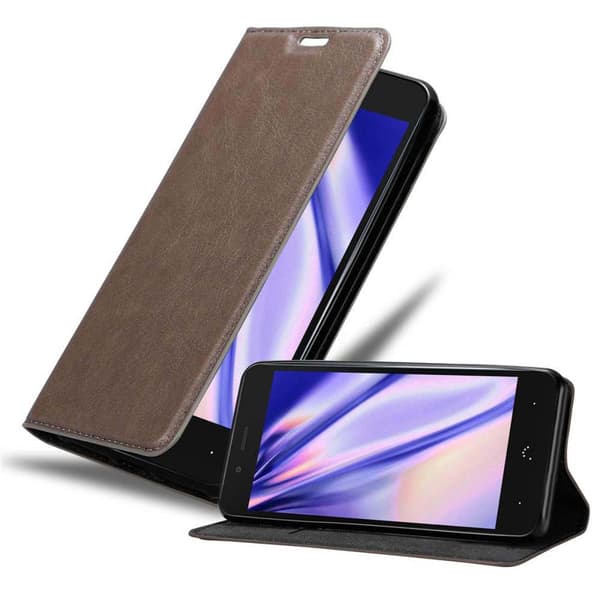 BQ Aquaris X5 PLUS Suojakotelo Suojakuori Lompakkokotelo Matkapuhelinkotelo jossa magneettisuljenta, jalusta-toiminto ja korttitasku