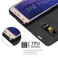 Miniatyrbilde 5 av 8: Lommebokdeksel til Samsung Galaxy J3 2018 Deksel med magnetisk lukking, stativfunksjon og kortlomme