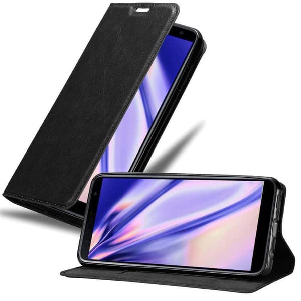 Samsung Galaxy J6 PLUS Fodral Skal Plånboksfodral Case med magnetisk stängning, ståfunktion och kortficka