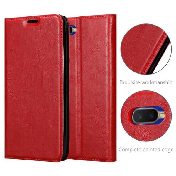 Oppo R17 NEO Fodral Skal Plånboksfodral Case med magnetisk stängning, ståfunktion och kortficka