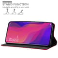 Miniatyrbild 3 av 11: Oppo FIND X Fodral Skal Plånboksfodral Case med magnetisk stängning, ståfunktion och kortficka