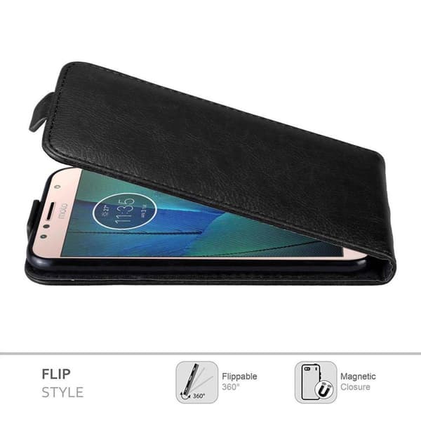 Deksel til Motorola MOTO G5S PLUS Flip Etui med magnetisk lukking