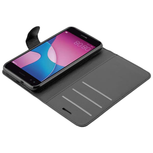 Deksel til Huawei Enjoy 7 Lommebokdeksel med magnetisk lukking, stativfunksjon og kortlomme