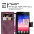 Miniatyrbild 4 av 5: Huawei ASCEND P7 Skal Plånboksfodral Fodral Case med ståfunktion och kortficka i retrodesign
