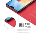 Pikkukuva 5 / 6: OnePlus 6 Suojakotelo Lompakkokotelo Matkapuhelinkotelo Suojakuori jossa magneettisuljenta, jalusta-toiminto ja korttitasku