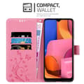 Miniatyrbillede 3 af 8: Samsung Galaxy A21 Pungetui Cover Blomster ()