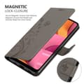 Miniatyrbilde 10 av 11: Deksel til Samsung Galaxy A21 Lommebokdeksel i blomster design med magnetisk lukking, stativfunksjon og kortplasser