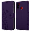 Miniatyrbillede 8 af 8: Samsung Galaxy A21 Pungetui Cover Blomster ()