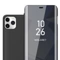 Miniatyrbilde 1 av 7: Etui for iPhone 11 PRO MAX Deksel Clear View Mirror Beskyttelsesetui med stativfunksjon 360 graders beskyttelse
