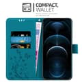 Miniatyrbillede 3 af 9: iPhone 12 PRO MAX Pungetui Cover Blomster ()