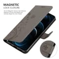 Miniatyrbillede 5 af 9: iPhone 12 PRO MAX Pungetui Cover Blomster ()