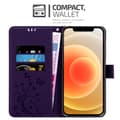 Miniatyrbillede 3 af 8: iPhone 12 MINI Pungetui Cover Blomster ()