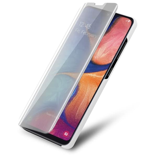 Samsung Galaxy A10e / A20e Skal Plånboksfodral Clear View Mirror Skyddsomslag med standfunktion 360 graders skydd