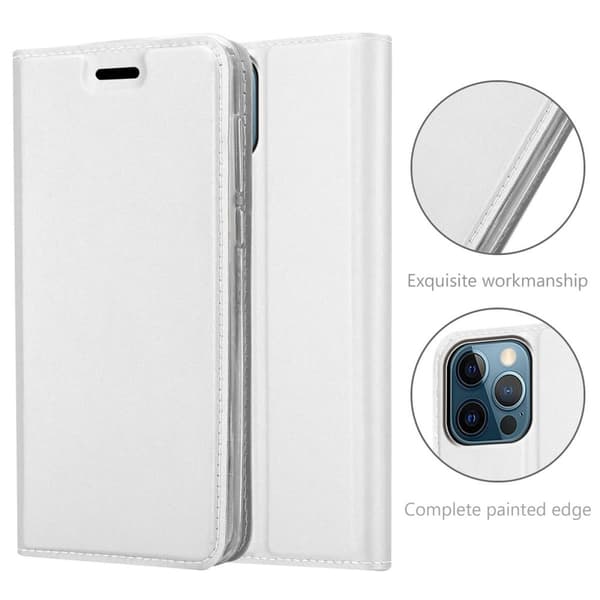 iPhone 12 PRO MAX Skal Fodral med magnetisk stängning, ståfunktion och kortficka Mobilskydd