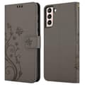 Miniatyrbild 8 av 8: Samsung Galaxy S21 5G Skal Fodral i blomdesign Mobilskydd Case Cover med magnetisk stängning, ståfunktion och kortplatser