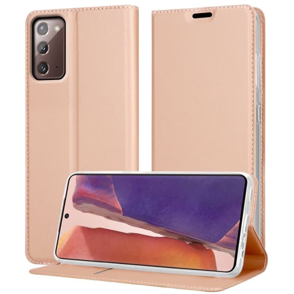 Samsung Galaxy NOTE 20 Suojakotelo Suojakuori Lompakkokotelo Matkapuhelinkotelo jossa magneettisuljenta, jalusta-toiminto ja korttitasku