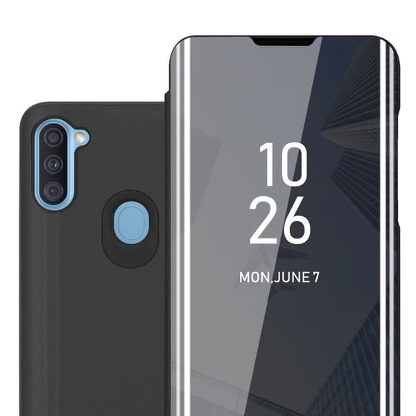 Samsung Galaxy A11 / M11 Pungetui Cover Case () TURMALIN SORT