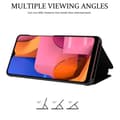 Miniatyrbilde 9 av 11: Etui for Samsung Galaxy A20s Deksel Clear View Mirror Beskyttelsesetui med stativfunksjon 360 graders beskyttelse