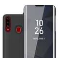 Miniatyrbilde 1 av 11: Etui for Samsung Galaxy A20s Deksel Clear View Mirror Beskyttelsesetui med stativfunksjon 360 graders beskyttelse
