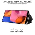 Pikkukuva 9 / 11: Samsung Galaxy A20s Lompakkokotelo Matkapuhelinkotelo Suojakuori Clear View Mirror Suojakotelo jalusta toiminto 360 asteen suojaus