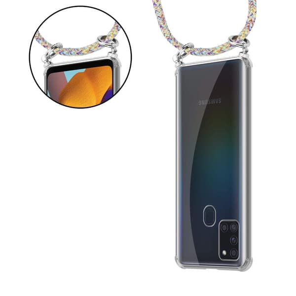 Etui Samsung Galaxy A21s Cover Kæde ()