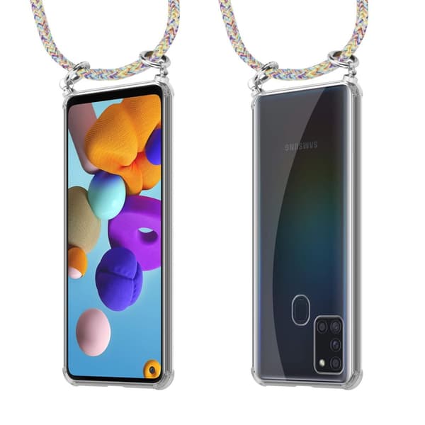Etui Samsung Galaxy A21s Cover Kæde ()